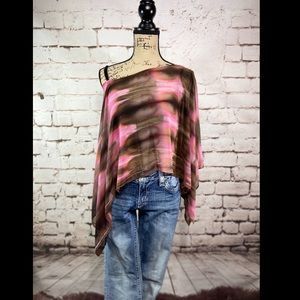 One if a kind sheer tie dye cover